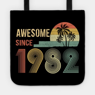 40 Year Old Awesome Since January 1982 Gifts 40th Birthday Tote