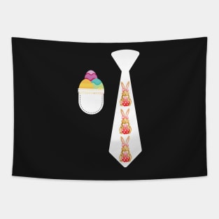 Easter bunny tie Easter rabbit costume Cute Easter outfit Easter tuxedo Tapestry