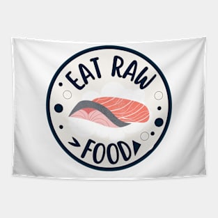 Tuna Sashimi Eat Raw Food Tapestry