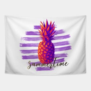 Summertime. Pineapple. Tapestry