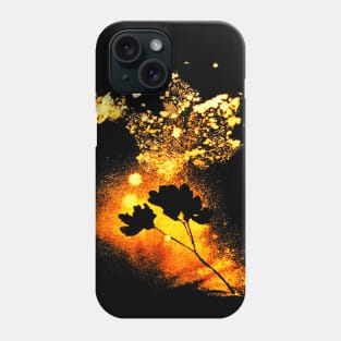 Arty Irregular Leaves Pattern Phone Case