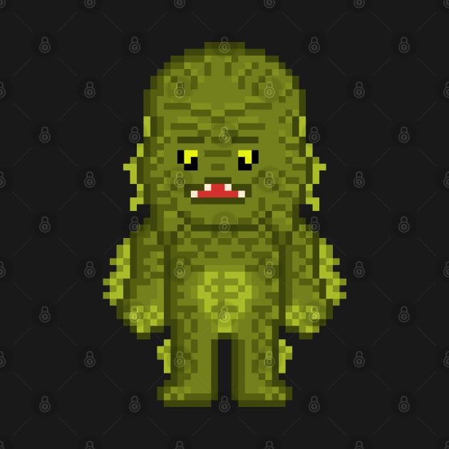 Pixel Monster Lagoon Creature by gkillerb