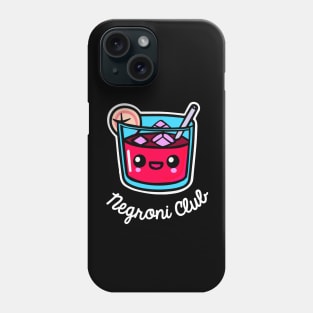 Cute Negroni Club Funny Bartender Retro Phone Case