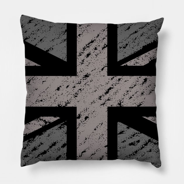 Landscape British Charcoal Union (UK) Pillow by GerrardShuttleworthArt