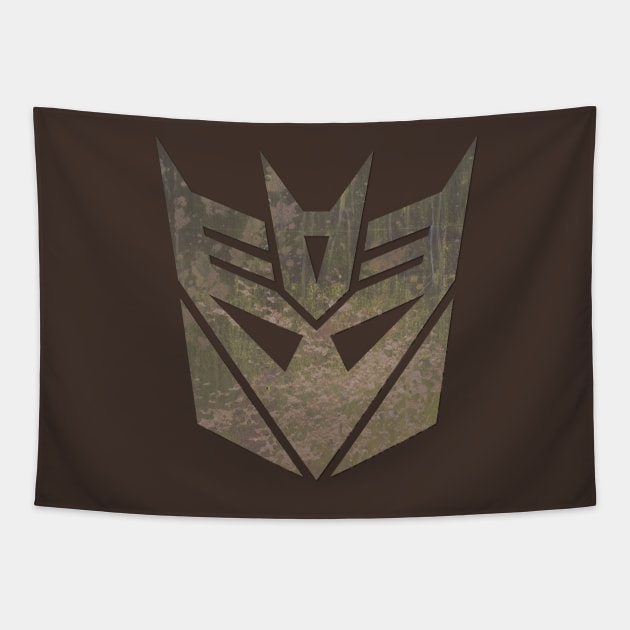 Decepticon Brawl-Armor Tapestry by Ironmatter