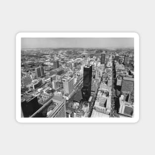 Vintage Johannesburg Skyline Magnet