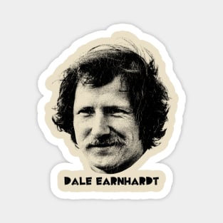 Dale Earnhardt Retro Vintage Magnet