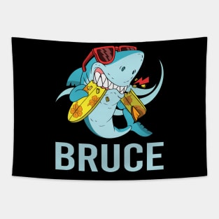 Funny Shark - Bruce Name Tapestry