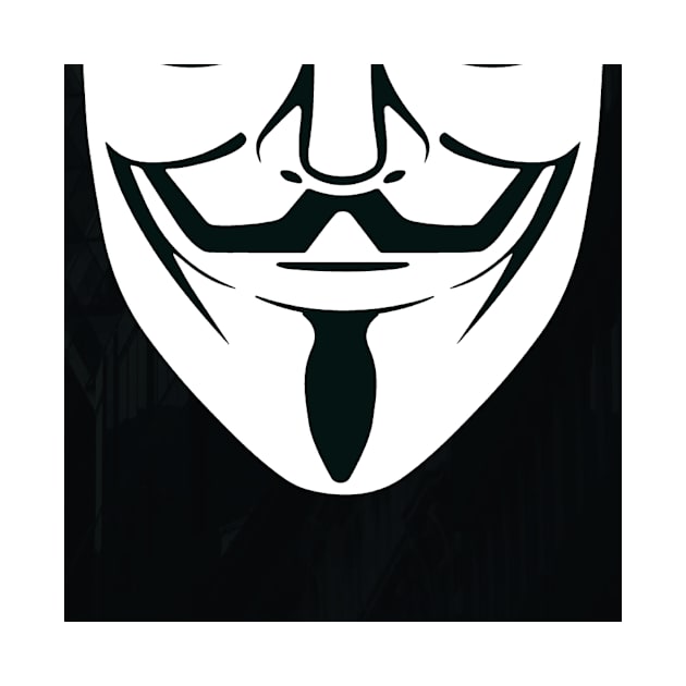 Anonymous Face Mask by BestsellerTeeShirts