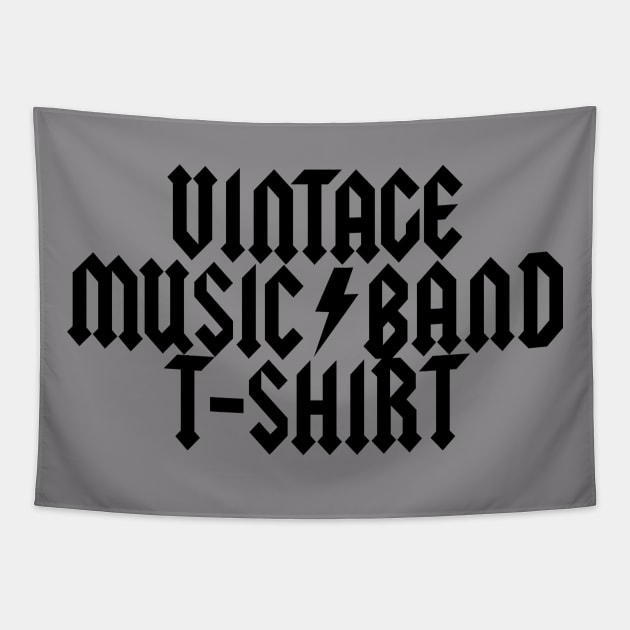 Vintage Music Band Tee Parody Tapestry by HARDER.CO