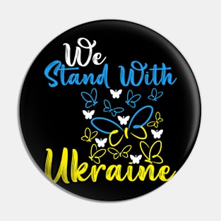 Ukraine trident Ukraine flag Ukrainian flag Ukraine Pin