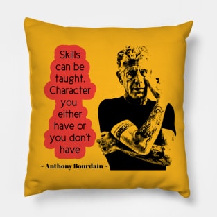 Anthony Bourdain t-shirt Pillow