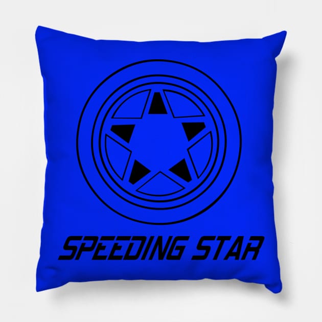 Speeding star Pillow by SAMUEL FORMAS