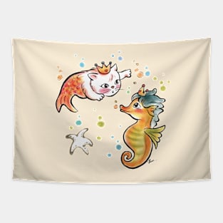 Princess cat fish Tapestry