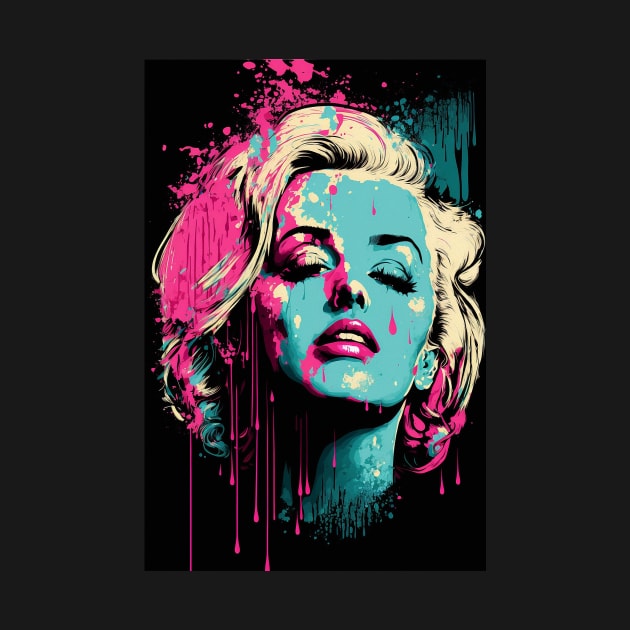 Marilyn Monroe Pop Art by NeonOverdrive