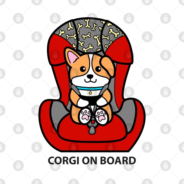 Corgi On Board by CarthyDesigns