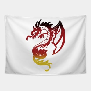 German Dragon Tattooo Tapestry