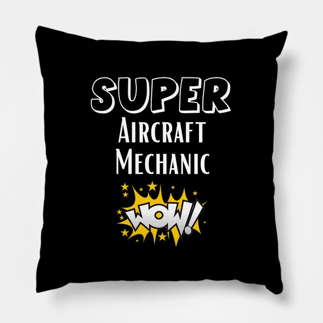 aircraft mechanic Pillow by Mdath