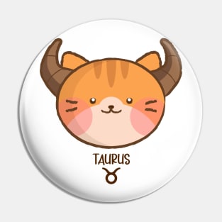 Taurus Cat Pin