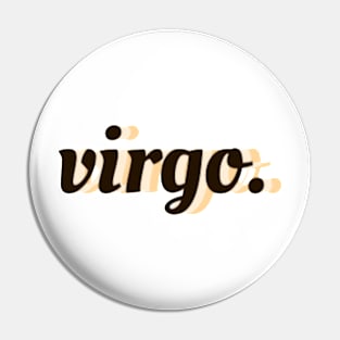 Retro Virgo Pin