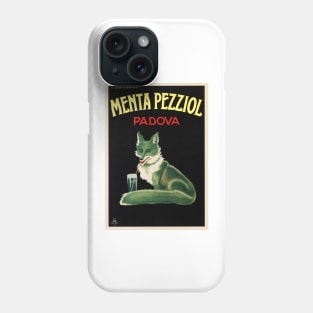 MENTA PEZZIOL Padova Vintage Italian Liqueur Art Deco Style 1922 by Marcelo Dudovich Phone Case