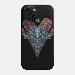 Goat Old School Tattoo Phone Case