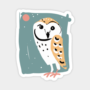 Barn Owl#3 Magnet