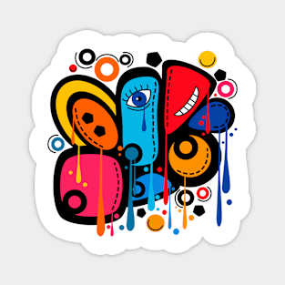 Abstract face Magnet