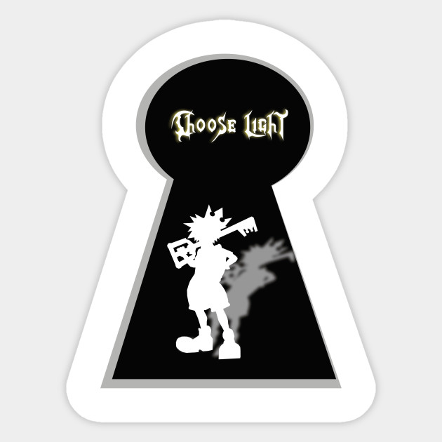 Kingdom Hearts Choose Light Kingdom Hearts Pegatina Teepublic Mx