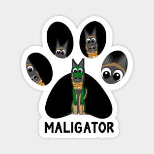 The Pawfect Maligator Magnet
