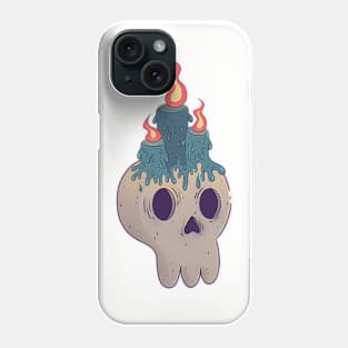 Skull Candle Phone Case