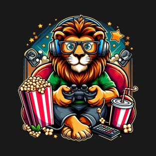 Gaming Lion - Perfect for video games fans T-Shirt