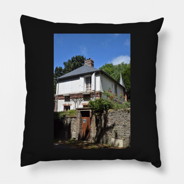 A View of Honfleur, France Pillow by golan22may