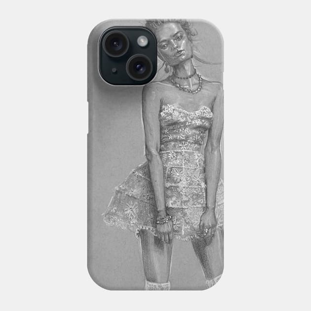 Fairy Olga in flower dress Phone Case by benprenart