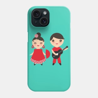 Spanish Flamenco Dancer (3) Phone Case