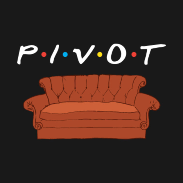Download Friends Ross Pivot - Friends - Pillow | TeePublic