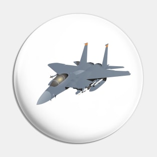 American F-15 Eagle Jet Fighter Pin