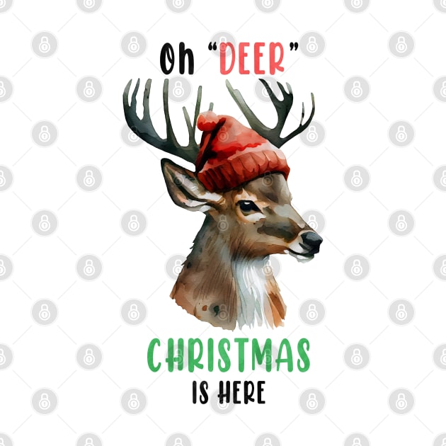 Oh Deer Christmas is here by MZeeDesigns