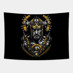 Fantasy warrior with spikes Tapestry