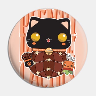 Chin Cactus Cat Pin