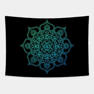 Flowers Mandala Tapestry