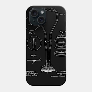 Stethoscope Vintage Patent Drawing Phone Case