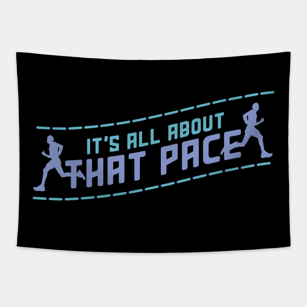 Cross Country Its All About That Pace Cross Country Running Tapestry by Schimmi