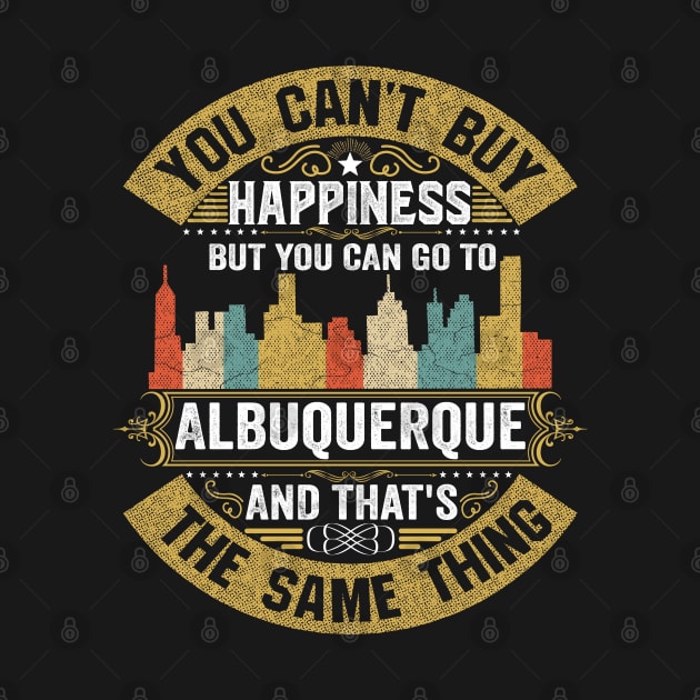 USA City Albuquerque City T-Shirt I Love Albuquerque Flag New Mexico State Home City Albuquerque Map Native USA Flag by BestSellerDesign