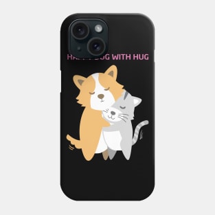 Happy Dog With HUG Phone Case