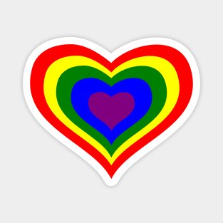 Pride Heart Magnet