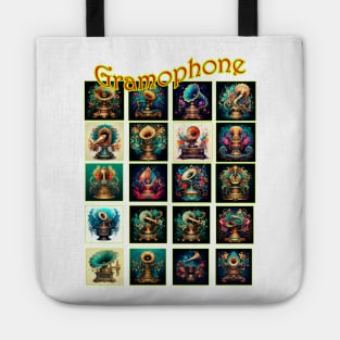 Vintage Gramophone Tote