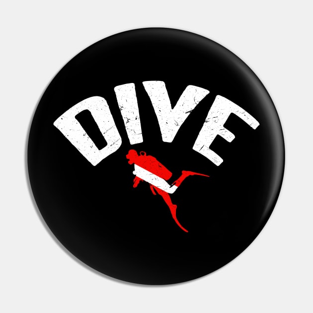 Funny Scuba Diving Dive Down Flag Awesome Marine Diver Gifts Pin by uglygiftideas
