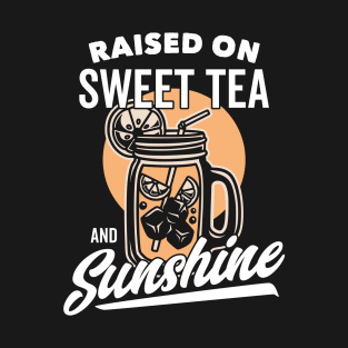 Sweet Tea and Sunshine Southern Girls Sweet Tea Mason Jar T-Shirt