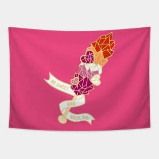 Rock Candy - Lesbian Pride Tapestry